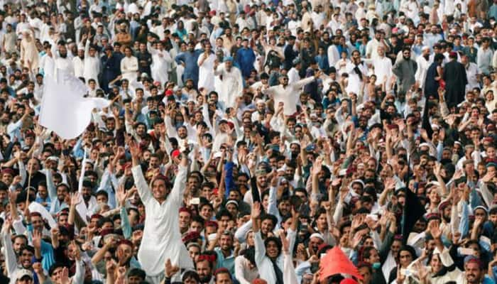 Anti-ISI slogans outside Pakistan Army headquarters ahead of general elections