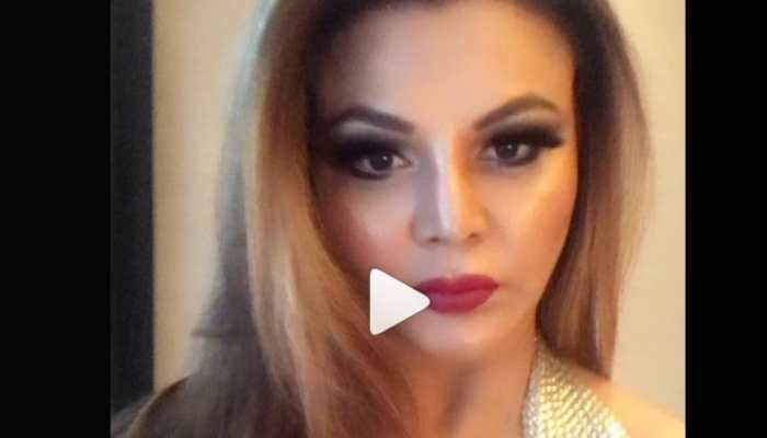 Rakhi Sawant's silver ensemble for Bhojpuri nights will leave you awestruck-Watch