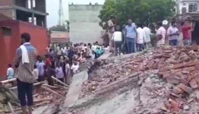 Under-construction building collapses in Dasna in Ghaziabad, at least 2 dead