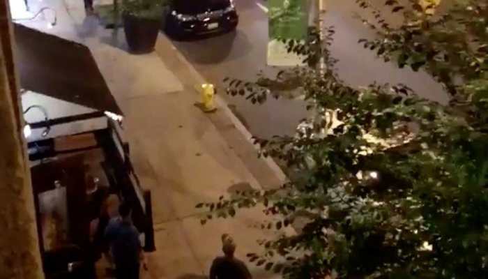 Video clip shows Toronto gunman firing shots that killed 2, injured 12
