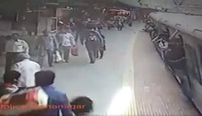 Alert RPF constable saves woman from getting crushed under a train, Railway Minister calls it 'heroic'- Watch
