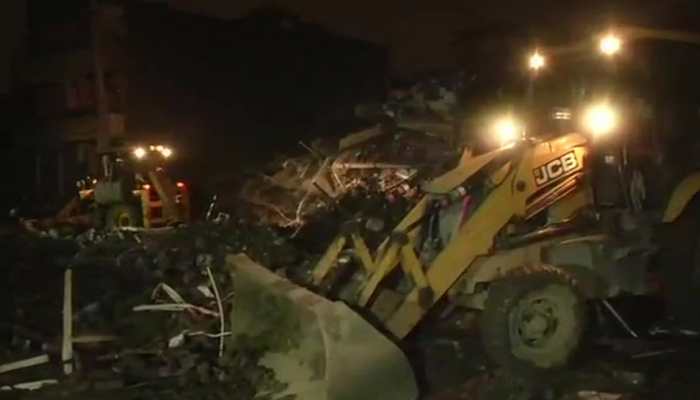 Five-storey building collapses in Ghaziabad