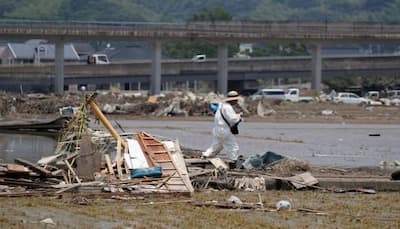 Japan braces as strong typhoon bears down, flood-hit areas at risk