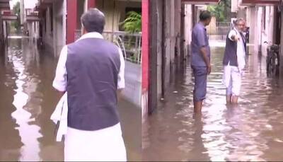 Bihar rains don't spare Sushil Modi, area around residence gets waterlogged