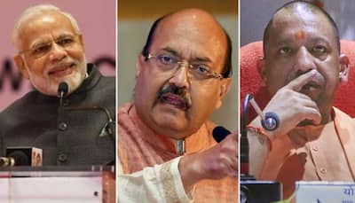 Hours after PM Narendra Modi named him in his speech, Amar Singh meets Adityanath; rumour mills abuzz