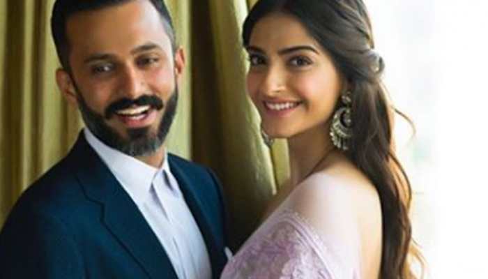 Sonam Kapoor Ahuja&#039;s birthday wish for Hubby Anand Ahuja is too cute to miss-View pics