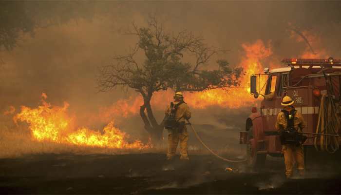 NASA releases satellite image of California shrouded in smoke due to deadly wildfire