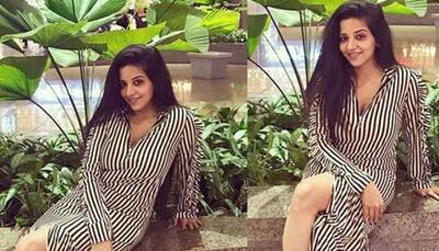 Bhojpuri siren Monalisa sizzles in a striped high-slit gown-See pic