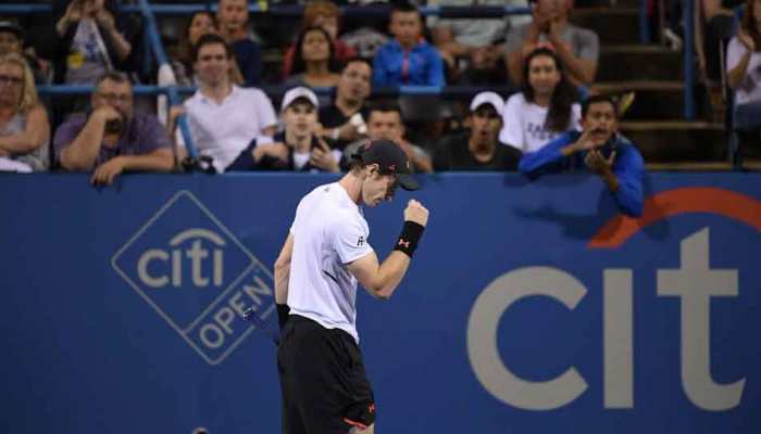 Andy Murray happy to come through hardcourt matches at Citi Open