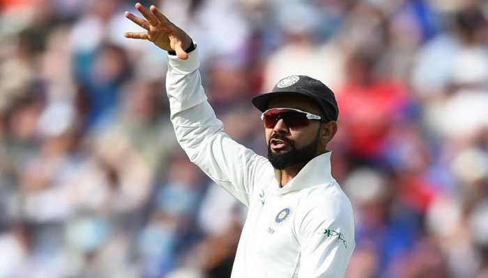 Virat Kohli &#039;drops mic&#039; after running out Joe Root