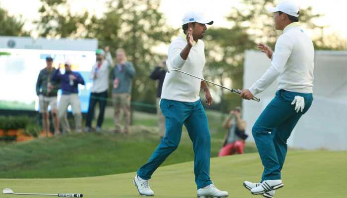 India&#039;s Anirban Lahiri battles to even-par second round, lies T-16 at World Golf Championship