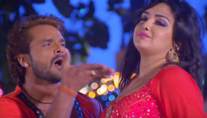 Bhojpuri siren Amrapali Dubey-Khesari Lal Yadav's 'Marad Abhi Baccha Ba' song goes viral—Watch