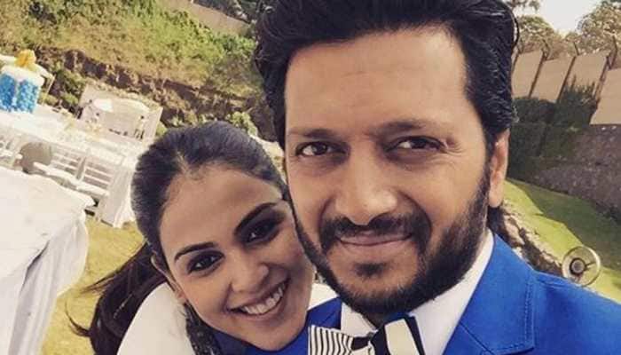 Genelia D&#039;Souza shares &#039;first ever painting&#039; by hubby Riteish Deshmukh-See pic