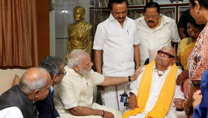 We have lost a stalwart: PM Modi expresses deep sadness over DMK president M Karunanidhi&#039;s death