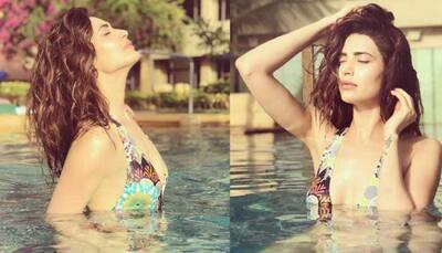 Karishma Tanna sets temperature soaring high with her latest pool pictures!