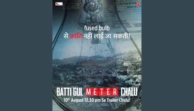 Shahid Kapoor releases first poster of Batti Gul Meter Chalu, trailer to be out on Aug 10