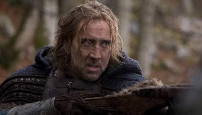 Stunt work for &#039;Mandy&#039; helped Nicolas Cage to recover from broken ankle
