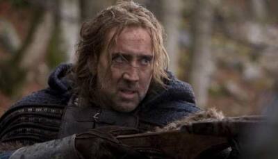 Stunt work for 'Mandy' helped Nicolas Cage to recover from broken ankle