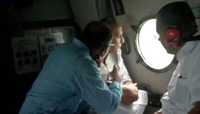 Rajnath Singh announces immediate relief of additional Rs 100 crores, after aerial survey of Kerala floods