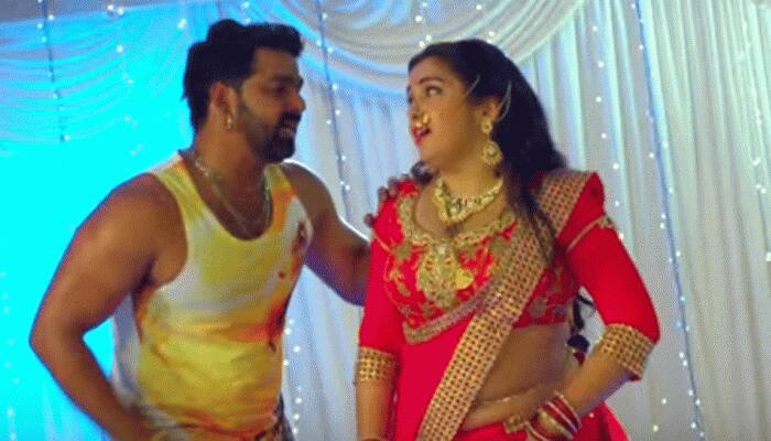 Pawan Singh-Amrapali Dubey shoot for 'Sher Singh' in Jodhpur