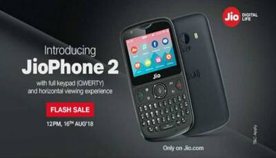 Reliance Jio Phone 2  to be up for flash sale on August 16 at Rs 2,999 