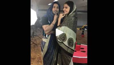 This video of Varun Dhawan in saree is too cute to miss-Watch