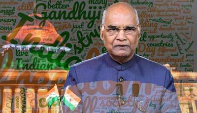 These are the words President Ram Nath Kovind used the most in his Independence Day eve speech: A wordcloud