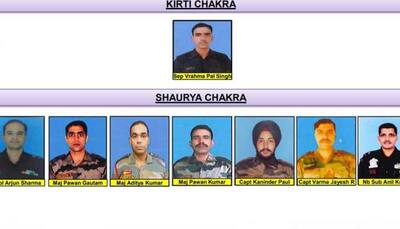 Sepoy Vrajma Pal Singh gets Kirti Chakra, rifleman Aurangzeb, 13 others awarded Shaurya Chakra