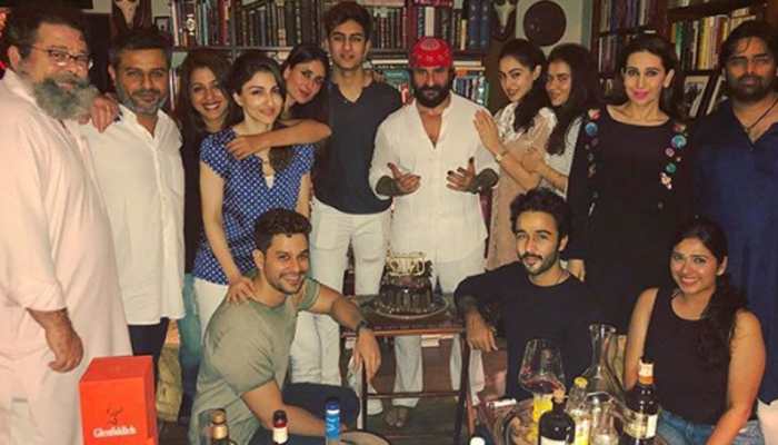 Sara Ali Khan, Ibrahim, Kareena celebrate Saif Ali Khan's birthday—See pics