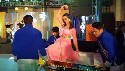 Kajal Raghwani's sizzling dance on Amrapali Dubey-Pawan Singh's 'Raat Diya Butake' song goes viral—Watch