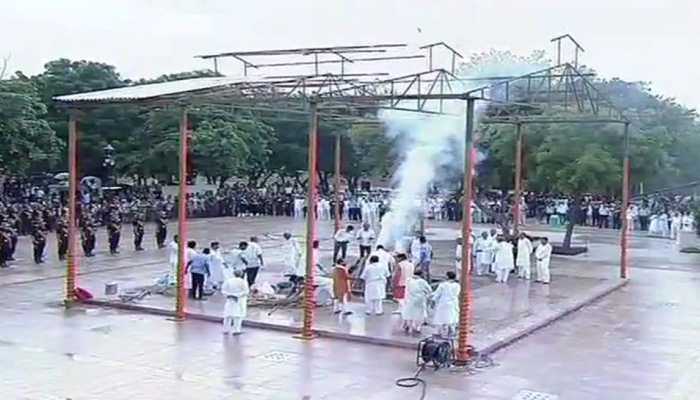 Former Prime Minister Atal Bihari Vajpayee laid to rest with full state honours