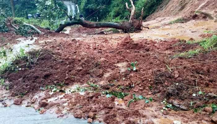 Heavy rains lashes Karnataka, landslides in Kodagu district