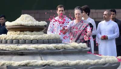 Rahul, Priyanka, Sonia pay tribute to Rajiv Gandhi on his birth anniversary