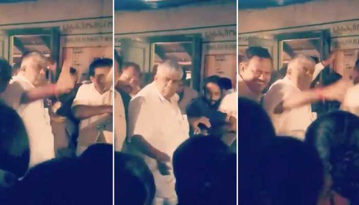 Karnataka Minister throws food packets to flood victims, faces flak after video goes viral