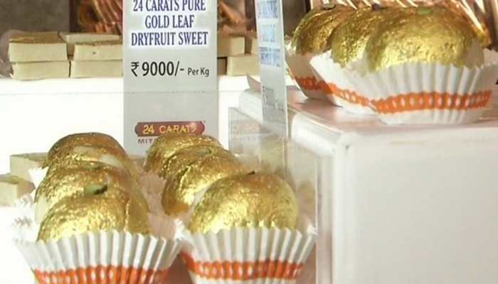 Ever had &#039;Gold&#039; sweets? You can get it for Rs 9000 per kg at this Gujarat shop 