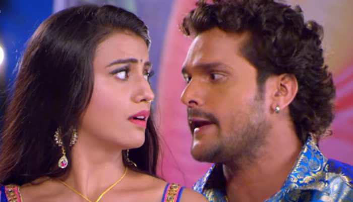 Khesari Lal Yadav and Akshara Singh's peppy song becomes a YouTube sensation—Watch 