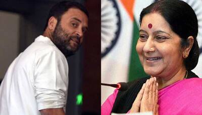 Sushma Swaraj has no job, spends time on people's visas: Rahul Gandhi