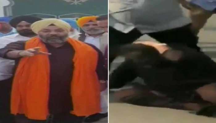 Akali Dal leader dragged, beaten up outside a gurdwara in US; attack caught on camera