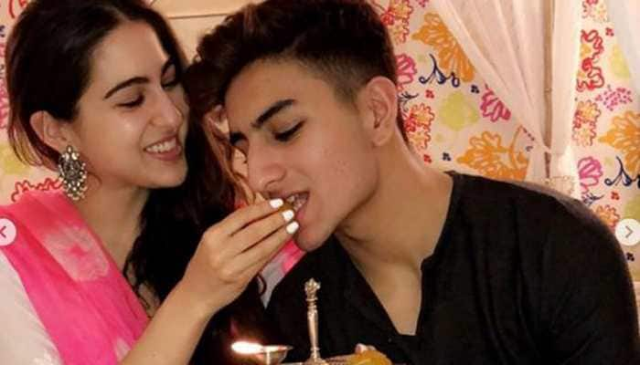 Sara Ali Khan celebrates Raksha Bandhan with brother Ibrahim Ali Khan-See pic