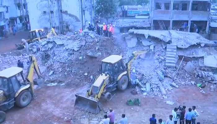 Gujarat: 3 rescued, 5 feared trapped after building collapses in Ahmedabad's Odhav area