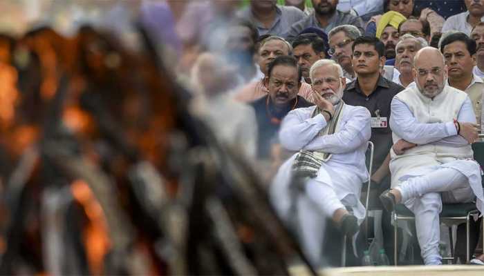 'Staged' affection for Vajpayee made him look small after his death, Sena attacks BJP