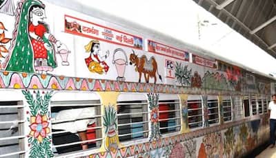 United Nations loves Indian trains painted in Madhubani art