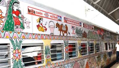 United Nations loves Indian trains painted in Madhubani art