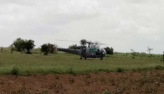 IAF&#039;s Chetak helicopter makes emergency landing in Telangana after technical snag