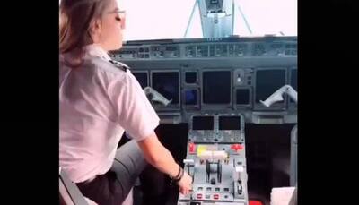 Woman pilot takes up Kiki challenge, gets off a moving plane—Watch