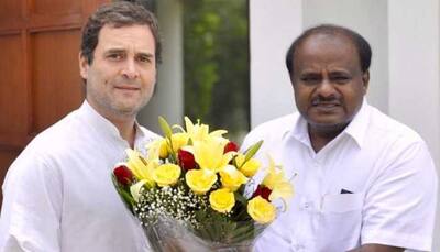 HD Kumaraswamy completes 100 days in office; thanks 'stars', visits Rahul Gandhi in Delhi