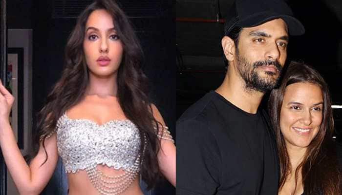 Nora Fatehi explains her &#039;cold stares&#039; to alleged ex Angad Bedi and wife Neha Dhupia with a cryptic tweet