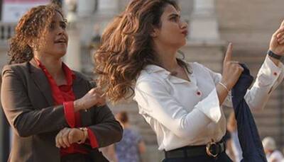 Dangal girls Fatima Sana Shaikh and Sanya Malhotra dance on the streets like no one is watching - Watch