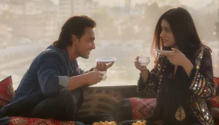 Loveratri stars Aayush Sharma and Warina Hussain look stunning on Filmfare cover—See pic