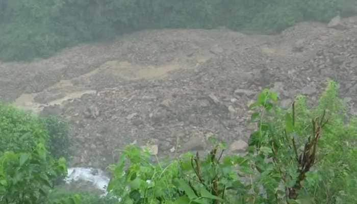 Torrential rains, landslides form 100 metre long lake in Uttarakhand